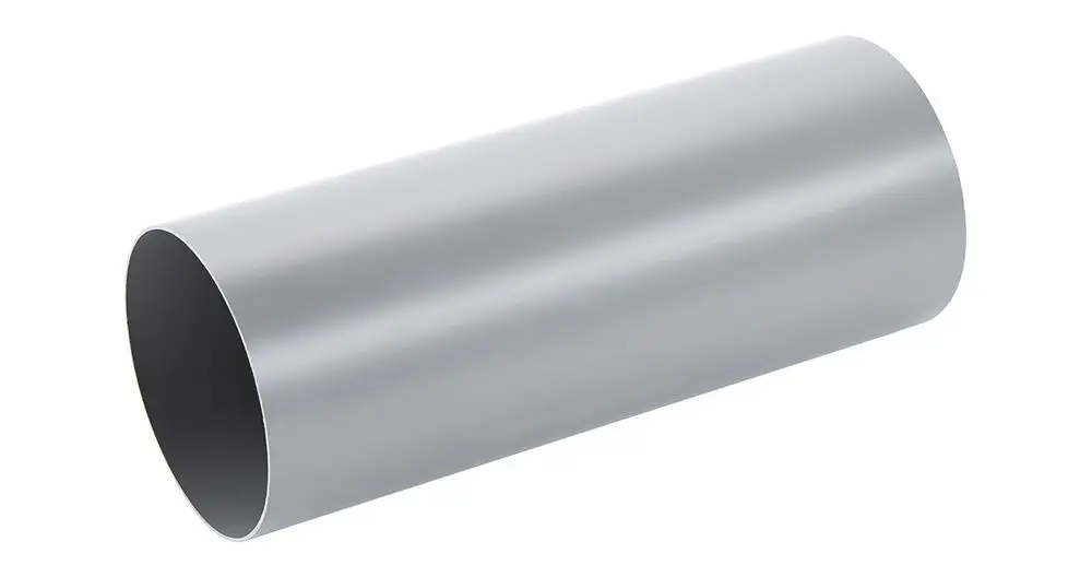 Grauer, zylindrischer Metallrohr ohne weitere Markierungen. Produkt von Vaillant, geeignet für industrielle Anwendungen oder Installationstechnik.